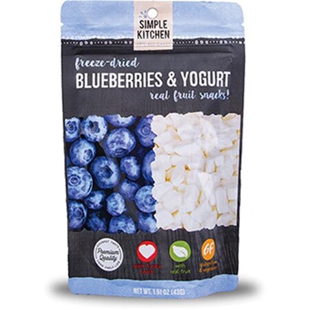 WISE FOODS Wise Foods 694980 Simple Kitchen Freeze-Dried Blueberries & Yogurt 694980